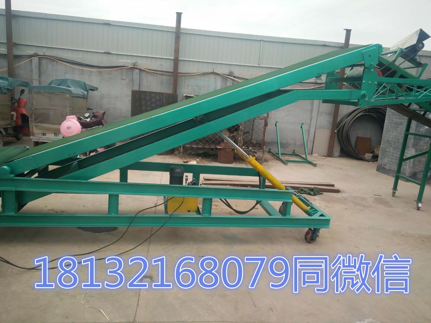 物流裝卸車伸縮皮帶輸送機(圖1) 物流裝卸車伸縮皮帶輸送機(圖1)